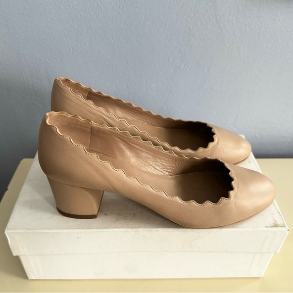 Chloe scalloped pumps size 38 - Picture 5 of 7